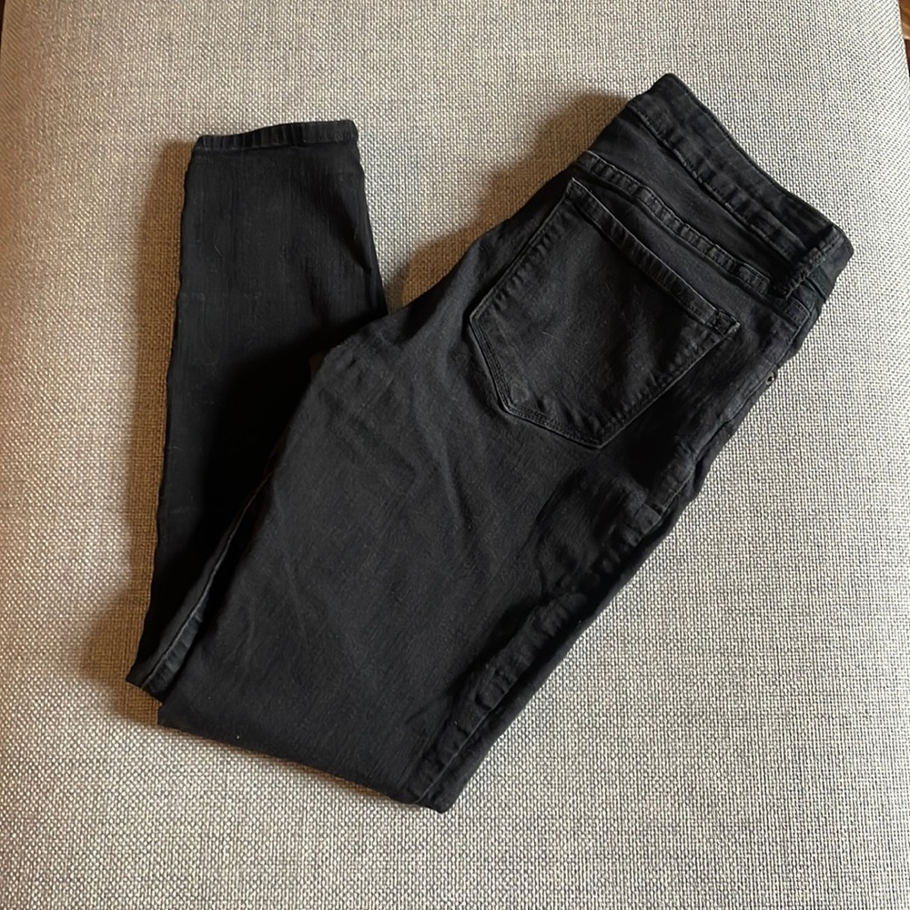 Old Navy rockstar black skinny jeans size 12